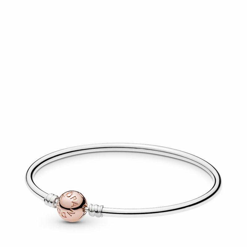 Pandora Australia Rose™ Bangle w/ Clasp Bangle Bracelet - Pandora Rose™ | HSDBVY791